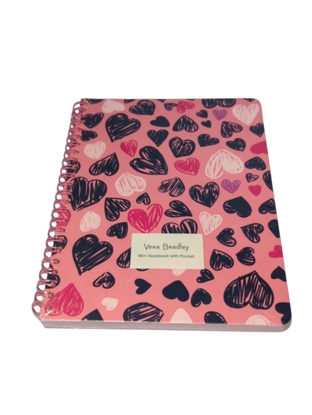Vera Bradley Notebook with Pocket -Love You Lots